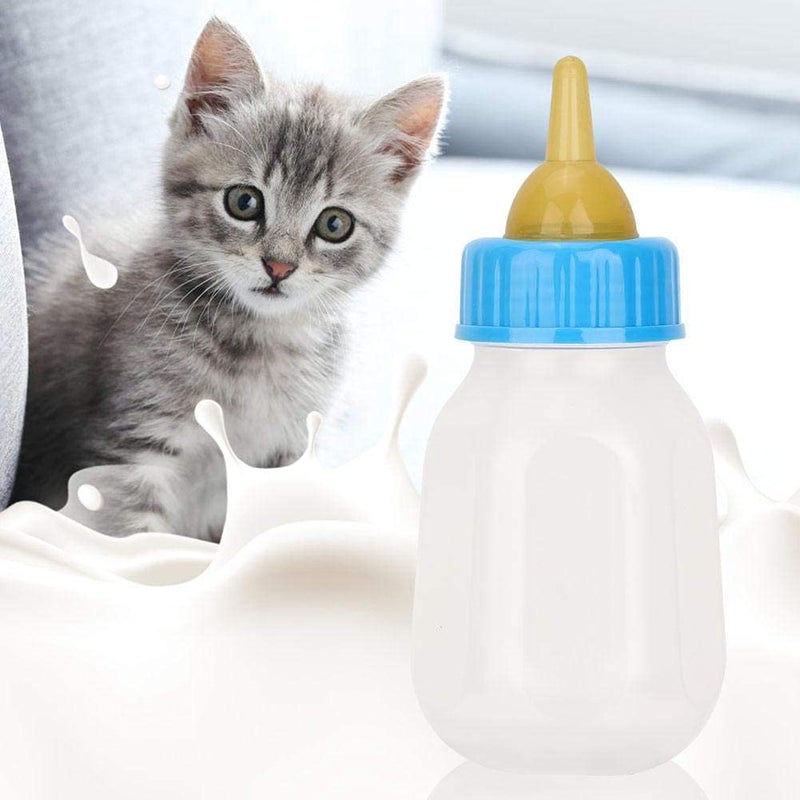 Tnfeeon 120ml Portable Feeding Bottle for Pet, Silicone Transparent Nipple lk Bottle for Newborn Kittens Puppies s Sll Anils - Image 2